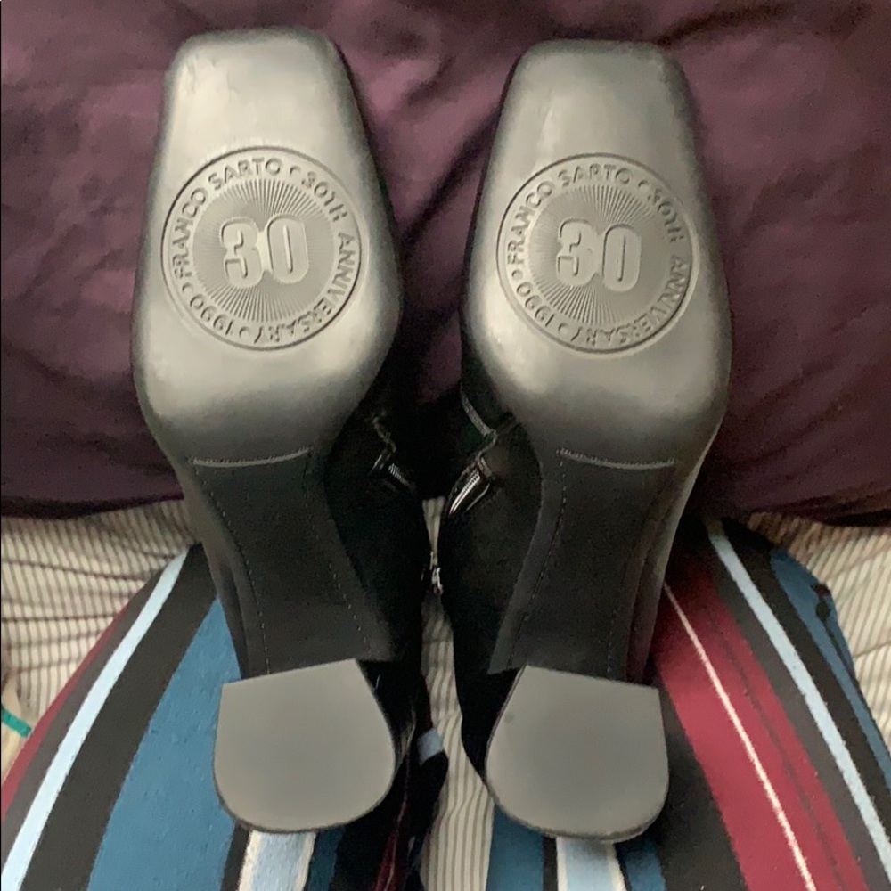 Franco Sarto Block Heel Bootie - Worn Once - Picture 4 of 10